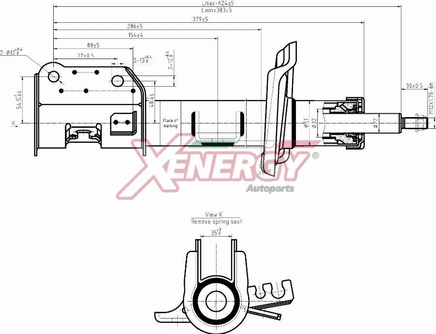 AP XENERGY X8106334 - Amortisseur cwaw.fr