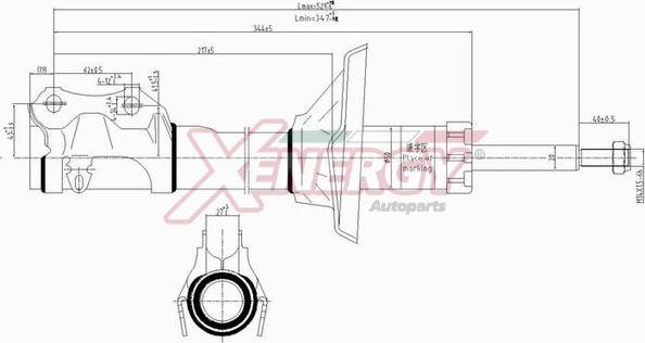 AP XENERGY X810334 - Amortisseur cwaw.fr