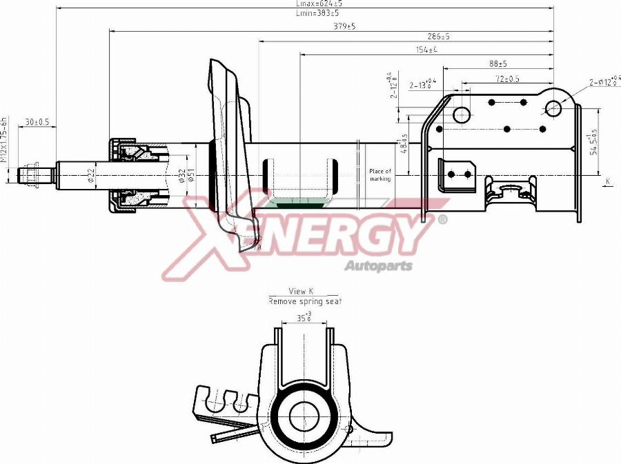 AP XENERGY X8107334 - Amortisseur cwaw.fr