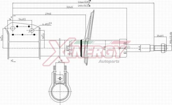 AP XENERGY X825333 - Amortisseur cwaw.fr