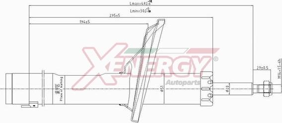 AP XENERGY X828633 - Amortisseur cwaw.fr