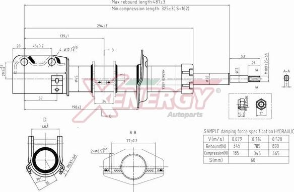 AP XENERGY X871333 - Amortisseur cwaw.fr