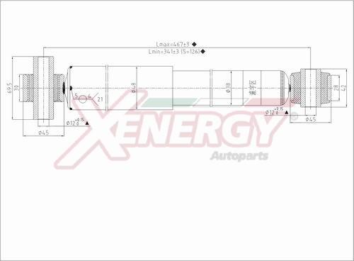 AP XENERGY X358553 - Amortisseur cwaw.fr