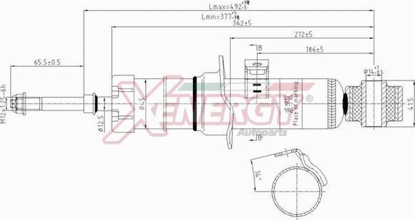 AP XENERGY X364341 - Amortisseur cwaw.fr