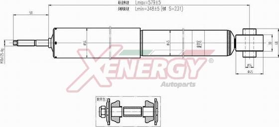 AP XENERGY X300344 - Amortisseur cwaw.fr