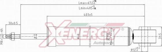 AP XENERGY X379553 - Amortisseur cwaw.fr