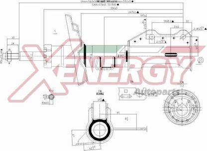 AP XENERGY X371339 - Amortisseur cwaw.fr