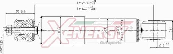 AP XENERGY X299344 - Amortisseur cwaw.fr