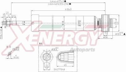 AP XENERGY X298343 - Amortisseur cwaw.fr