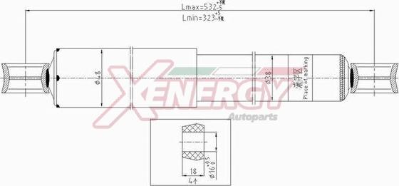 AP XENERGY X240443 - Amortisseur cwaw.fr