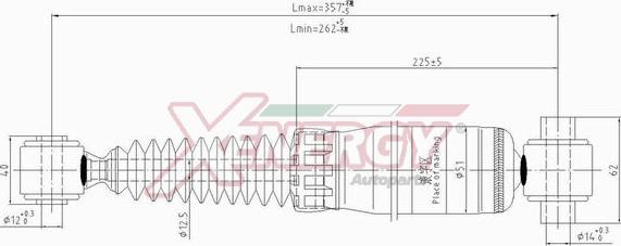 AP XENERGY X250341 - Amortisseur cwaw.fr