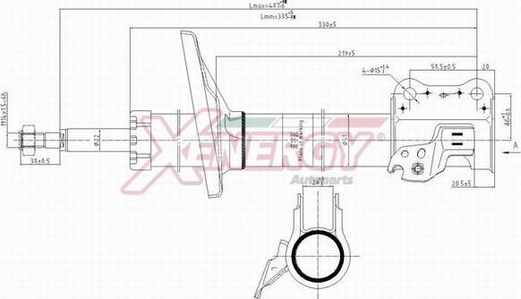 AP XENERGY X204334 - Amortisseur cwaw.fr