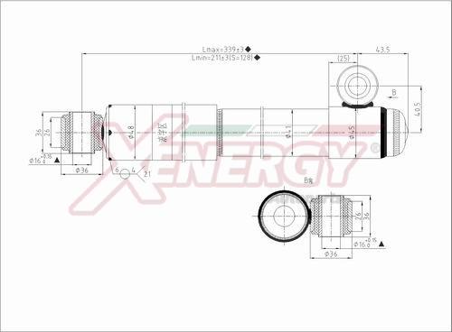 AP XENERGY X210341 - Amortisseur cwaw.fr