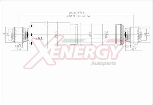 AP XENERGY X283344 - Amortisseur cwaw.fr