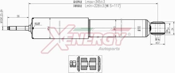 AP XENERGY X222344 - Amortisseur cwaw.fr