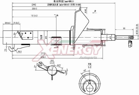 AP XENERGY X759333 - Amortisseur cwaw.fr