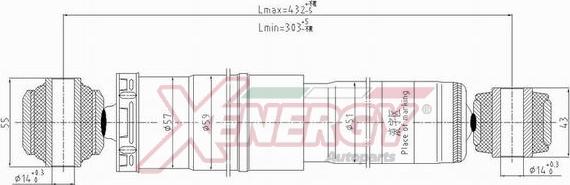 AP XENERGY X702345 - Amortisseur cwaw.fr