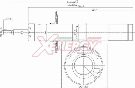 AP XENERGY X717341 - Amortisseur cwaw.fr