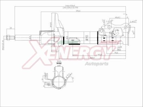 AP XENERGY X731338 - Amortisseur cwaw.fr