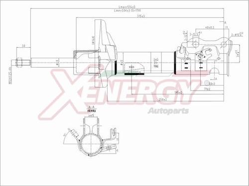 AP XENERGY X732338 - Amortisseur cwaw.fr