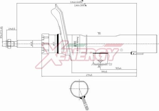 AP XENERGY X737333 - Amortisseur cwaw.fr