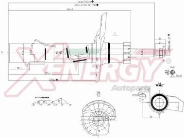 AP XENERGY X721339 - Amortisseur cwaw.fr