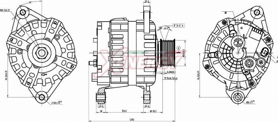 AP XENERGY XAL42110AD - Alternateur cwaw.fr