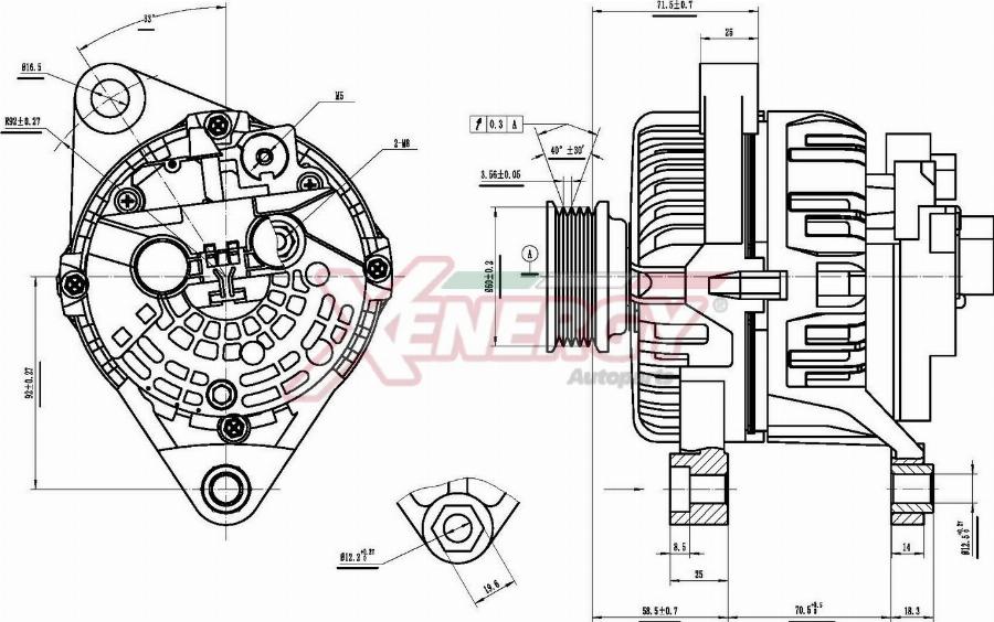 AP XENERGY XAL10710AD - Alternateur cwaw.fr