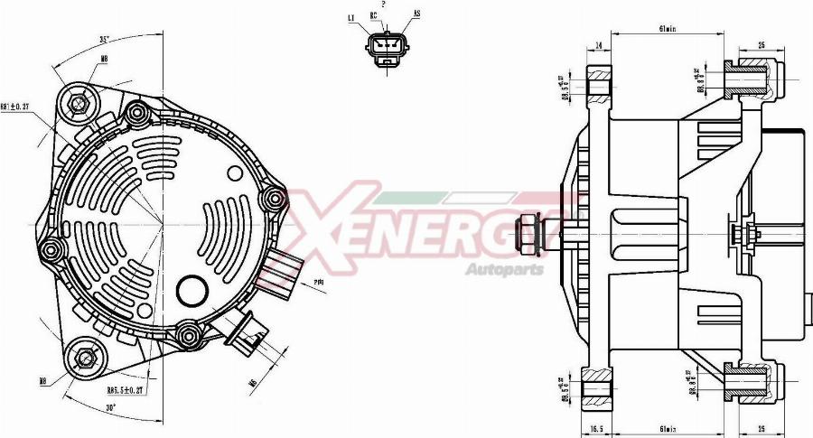 AP XENERGY XAL10730AD - Alternateur cwaw.fr