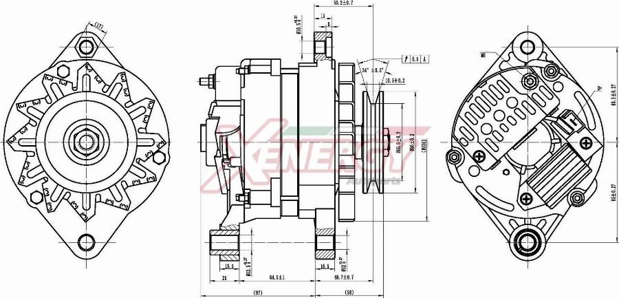 AP XENERGY XAL11430AD - Alternateur cwaw.fr