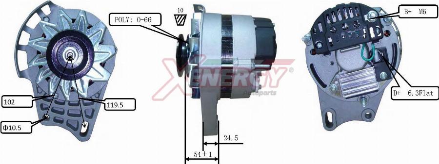 AP XENERGY XAL11030AD - Alternateur cwaw.fr