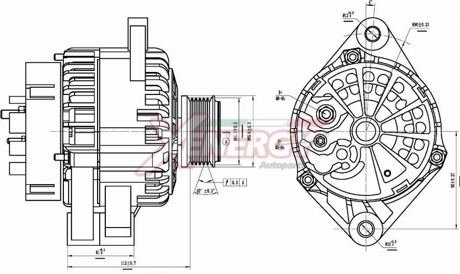 AP XENERGY XAL18030AD - Alternateur cwaw.fr