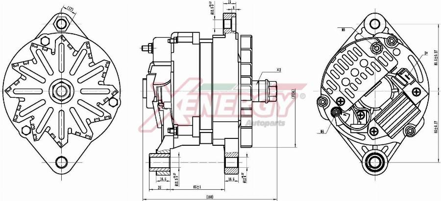 AP XENERGY XAL12021AD - Alternateur cwaw.fr