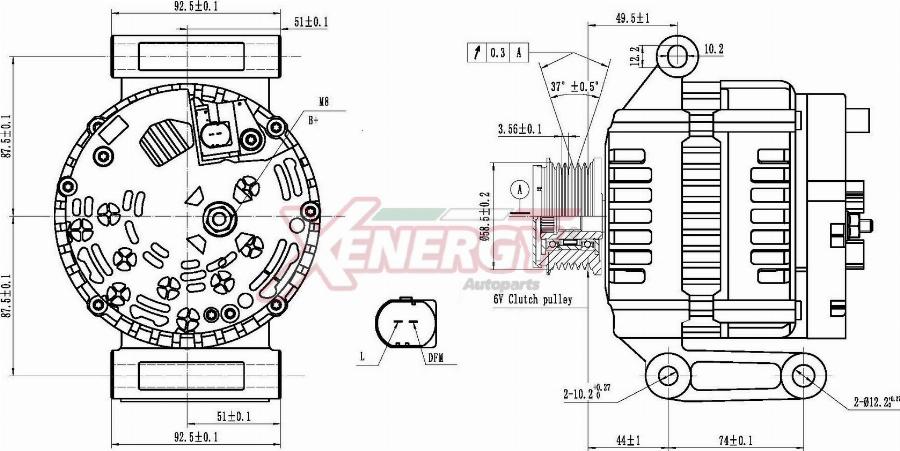 AP XENERGY XAL30710AD - Alternateur cwaw.fr