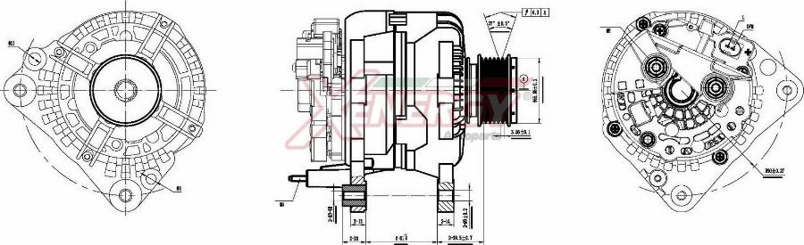 AP XENERGY XAL24310AD - Alternateur cwaw.fr