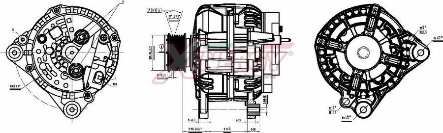 AP XENERGY XAL25915AD - Alternateur cwaw.fr