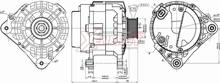 AP XENERGY XAL20815AD - Alternateur cwaw.fr