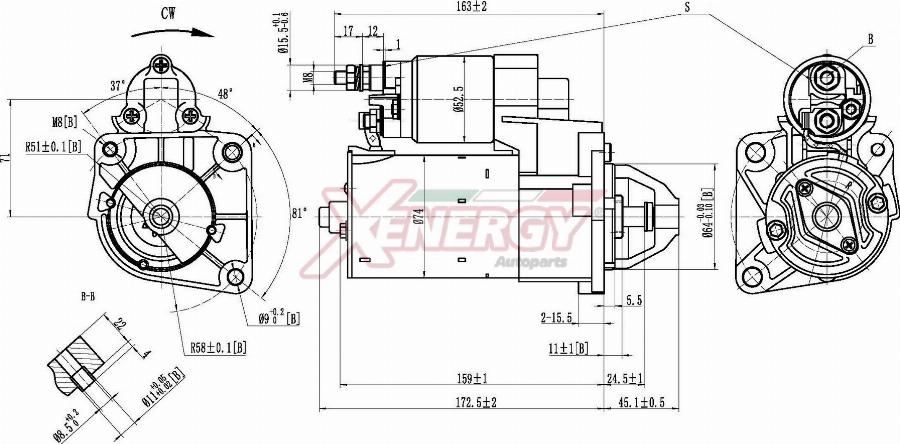 AP XENERGY XST40610AD - Démarreur cwaw.fr