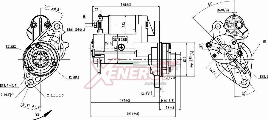 AP XENERGY XST60620AD - Démarreur cwaw.fr