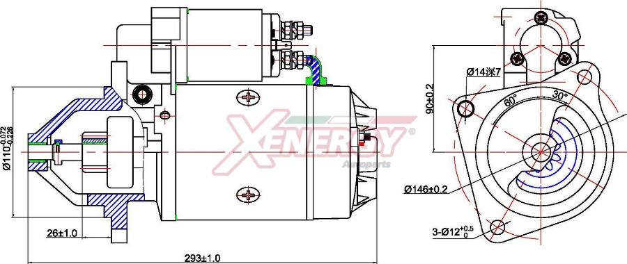 AP XENERGY XST60030AD - Démarreur cwaw.fr