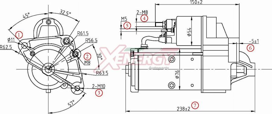 AP XENERGY XST16915AD - Démarreur cwaw.fr