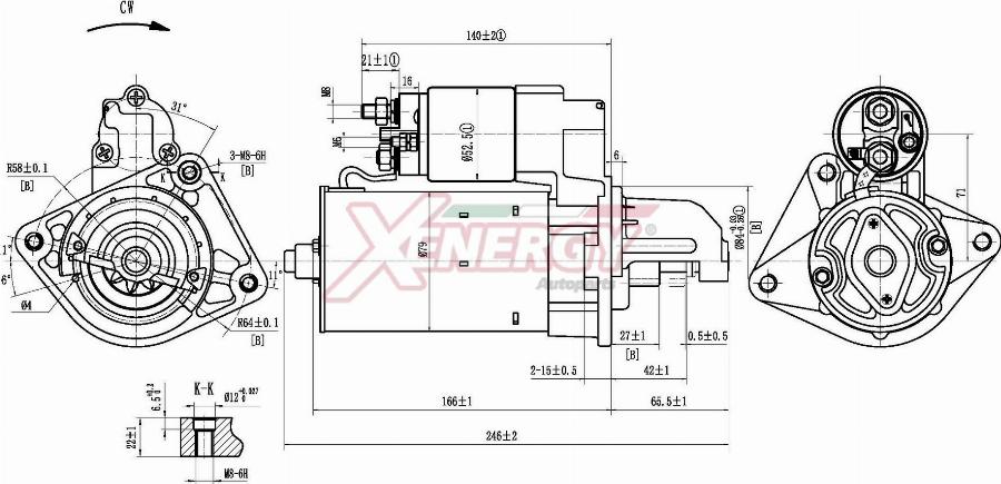 AP XENERGY XST16410AD - Démarreur cwaw.fr