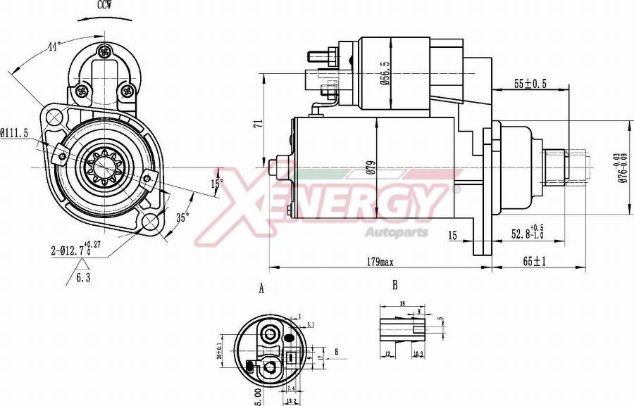 AP XENERGY XST16010AD - Démarreur cwaw.fr