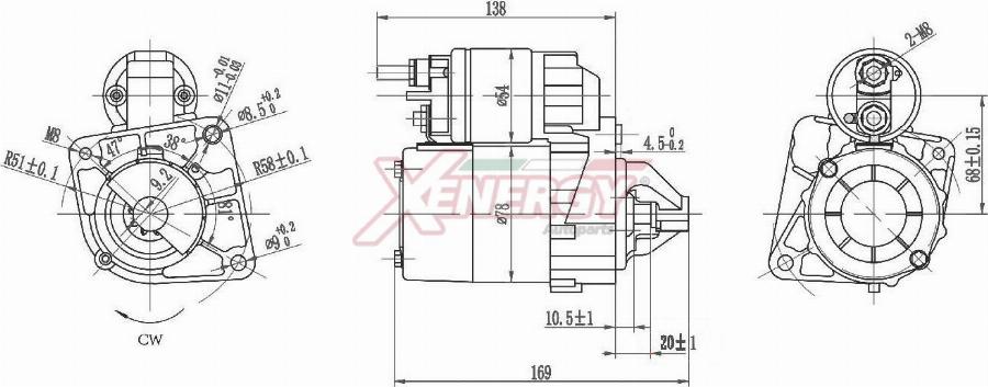 AP XENERGY XST16215AD - Démarreur cwaw.fr