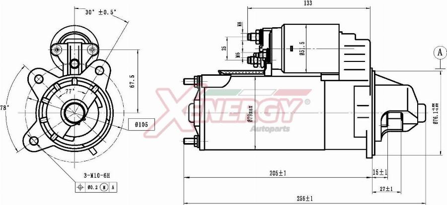 AP XENERGY XST10414AD - Démarreur cwaw.fr