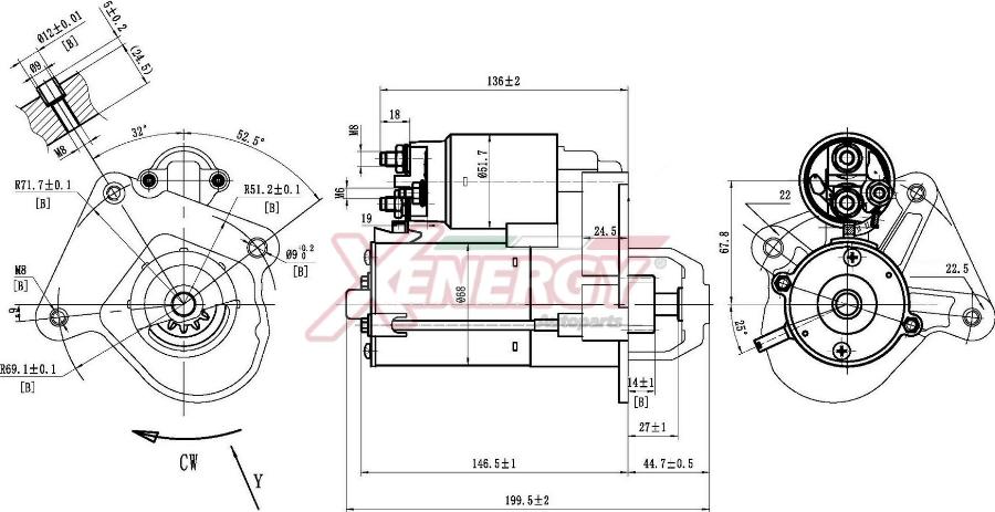 AP XENERGY XST10314AD - Démarreur cwaw.fr