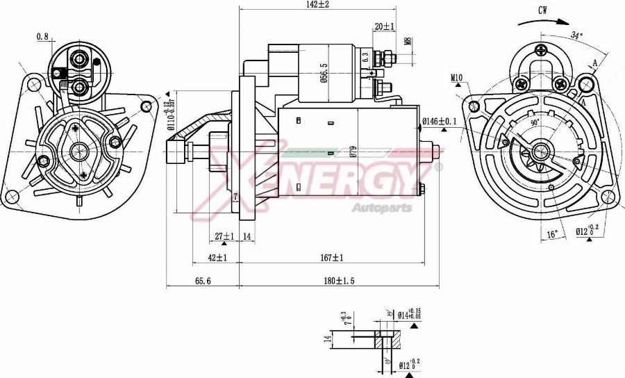 AP XENERGY XST10210AD - Démarreur cwaw.fr