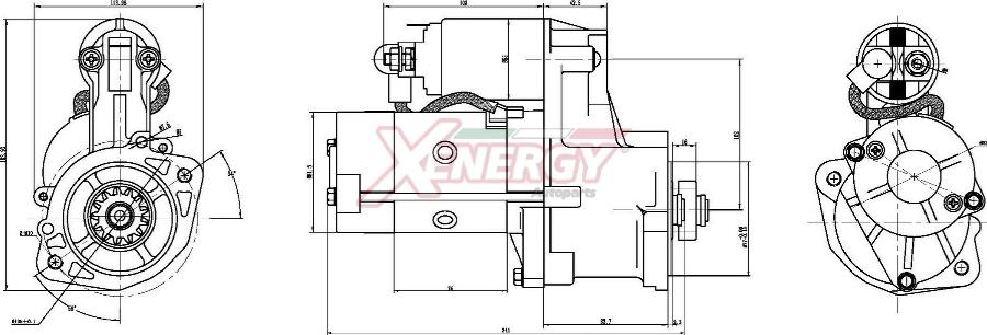 AP XENERGY XST10235AD - Démarreur cwaw.fr