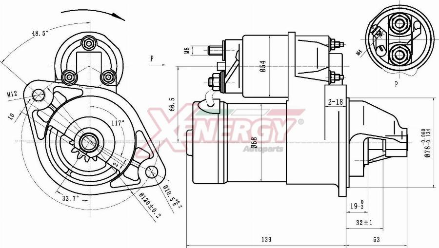 AP XENERGY XST10220AD - Démarreur cwaw.fr