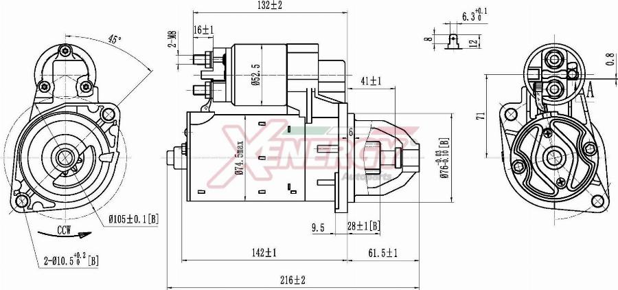 AP XENERGY XST18210AD - Démarreur cwaw.fr